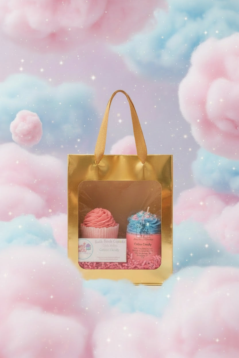 Bath Bundle | Handcrafted Candle & Bath Bomb Gift Set