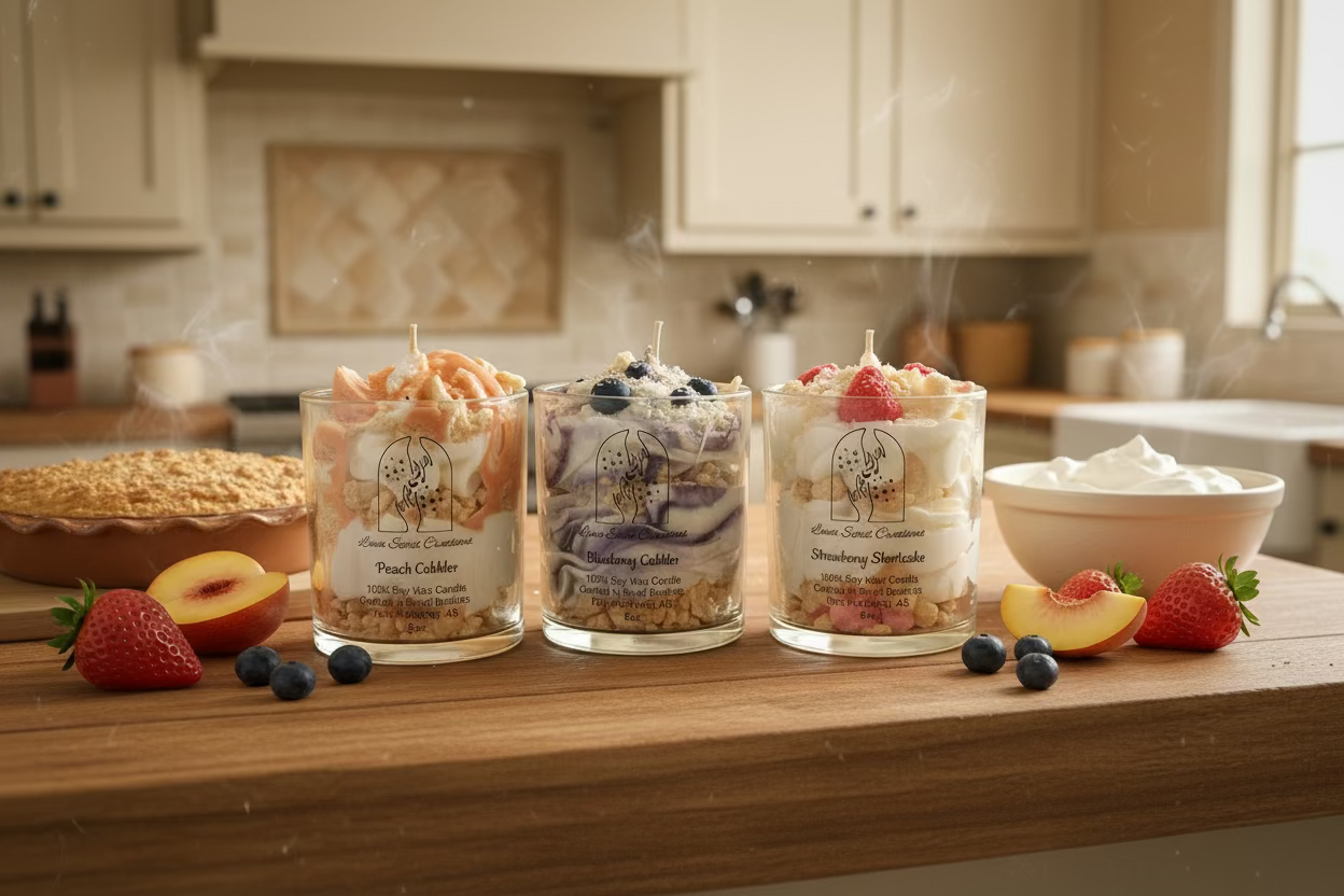 Soy Wax Melts Canada - Blueberry Cobbler Soy Candle | Luna Scout 